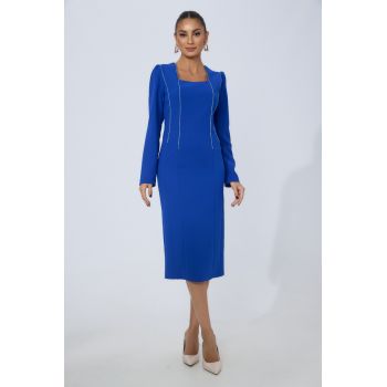 Rochie de ocazie Fiorenza Albastra