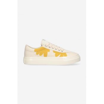 Stepney Workers Club sneakers Dellow Shroom Hands culoarea bej, YA01242 YA01242-ECRHON