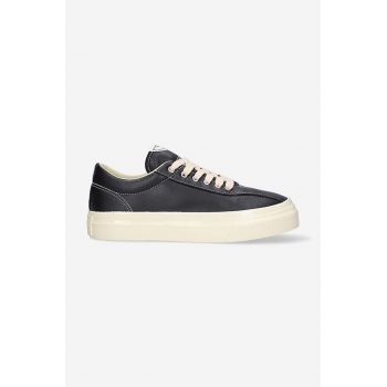 Stepney Workers Club sneakers din piele Dellow L Leather culoarea negru, YB01110 YB01110-BLKECRU