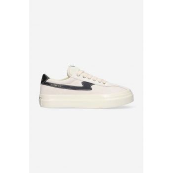 Stepney Workers Club sneakers din piele Dellow S-Strike culoarea bej, YA07135