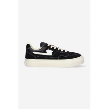 Stepney Workers Club sneakers Pearl S-Strike Suede culoarea negru, YA09015