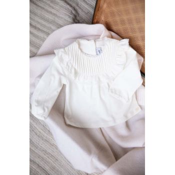 Tartine et Chocolat bluza bebe culoarea bej, neted, TZ10001