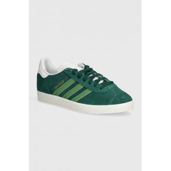 adidas Originals sneakers din piele intoarsă Gazelle 00s culoarea verde, IG2096