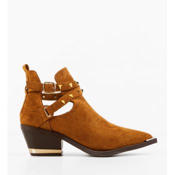 Botine dama Qamar Camel