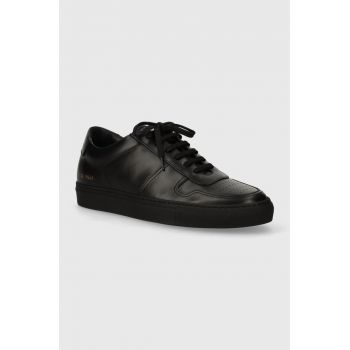 Common Projects sneakers din piele Bball Low in Leather culoarea negru, 2155