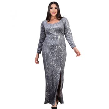 copy of Rochie lunga Party, pentru ocazii, din paiete, model elegant, culoare verde 2299