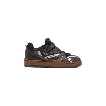 Diesel sneakers din piele S-Ukiyo Skt culoarea negru, Y03407-P6904-H3811