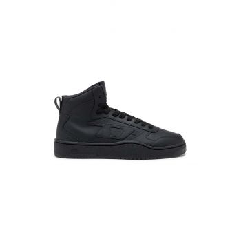 Diesel sneakers din piele S-Ukiyo V2 Mid culoarea negru, Y03364-P5576-T8013