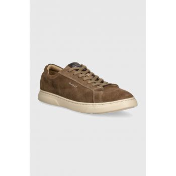 Gant sneakers din piele intoarsă Joree culoarea bej, 29633690 G135