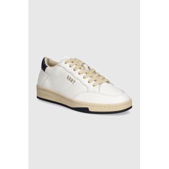 Gant sneakers din piele Prepus culoarea alb, 29631682 G222