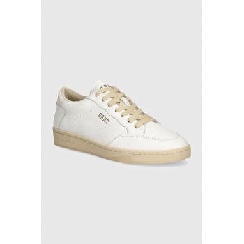 Gant sneakers din piele Prepus culoarea alb, 29631682 G29