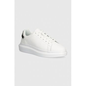 Just Cavalli sneakers din piele culoarea alb, 77QA3SB2