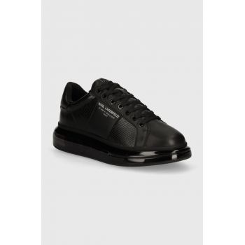 Karl Lagerfeld sneakers din piele KAPRI KUSHION culoarea negru, KL52626