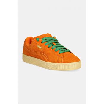 Puma sneakers din piele intoarsă Suede XL CARROTS culoarea portocaliu, 398800