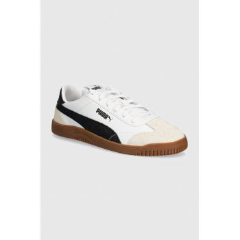 Puma sneakers din piele Puma Club 5v5 SD culoarea alb, 395104