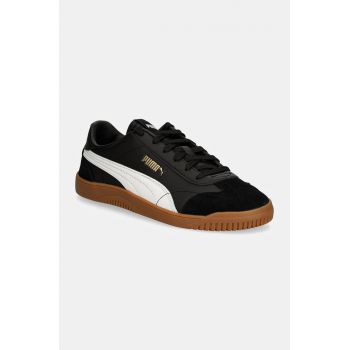 Puma sneakers din piele Puma Club 5v5 SD culoarea negru, 395104