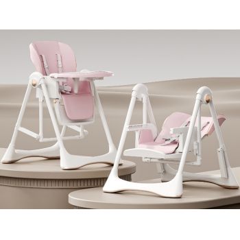 Scaun de masa multifunctional 3 in 1 Little Mom Pink