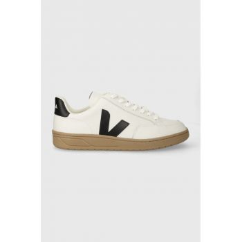 Veja sneakers din piele V-12 culoarea alb, XD0203640