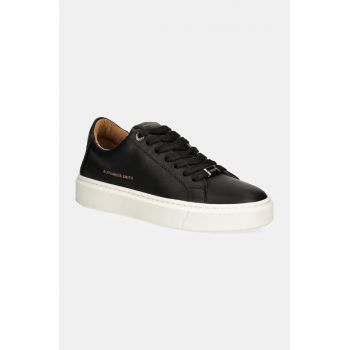 Alexander Smith sneakers din piele London culoarea negru, ALBALDM9012BLK