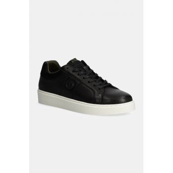 Barbour sneakers din piele Ponting culoarea negru, MFO0779BK31