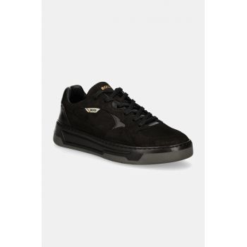 BOSS sneakers din piele Baltimore culoarea negru, 50529516