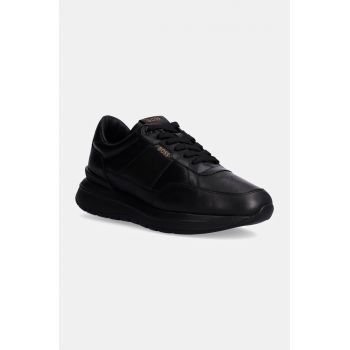 BOSS sneakers din piele Jace culoarea negru, 50529502