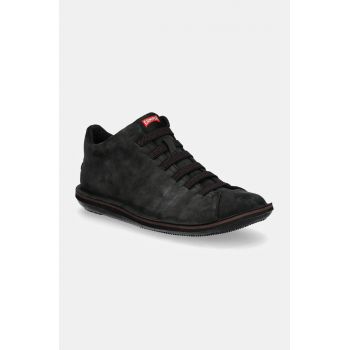 Camper sneakers din piele intoarsă Beetle culoarea negru, 36678-083