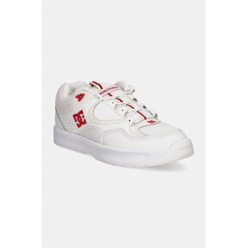 DC sneakers Kalynx culoarea alb, ADYS100819