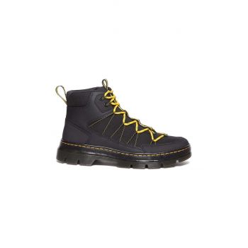 Dr. Martens botine Buwick culoarea negru, cu toc plat, DM31185001