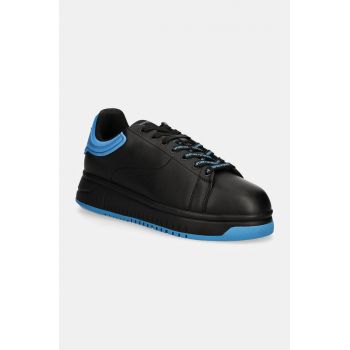 Emporio Armani sneakers din piele culoarea negru, X4X264 XN001 K729