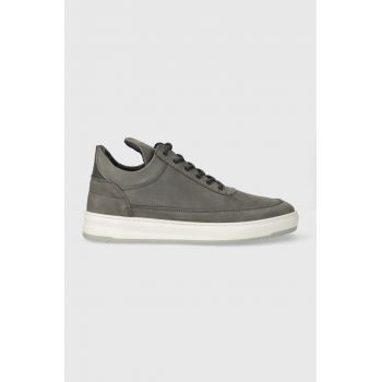 Filling Pieces adidași din nubuc Low top Base culoarea gri, 10120591002