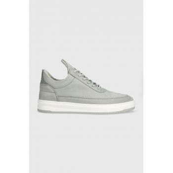 Filling Pieces adidași din nubuc Low top Base culoarea gri, 10120591288