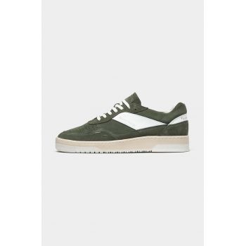 Filling Pieces sneakers din piele întoarsă Ace Spin culoarea verde 70033491286