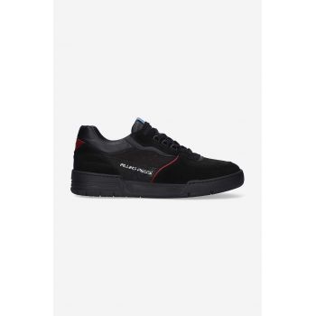 Filling Pieces sneakers din piele întoarsă Curb Line culoarea negru, 48328162046