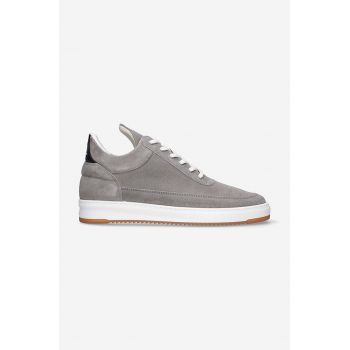 Filling Pieces sneakers din piele întoarsă Low top Suede culoarea gri, 25122791002