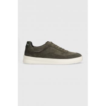 Filling Pieces sneakers din piele întoarsă Mondo Suede culoarea verde