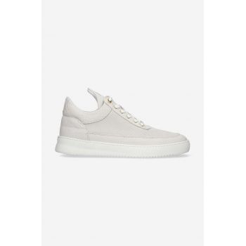 Filling Pieces sneakers din piele nLow top Aten culoarea gri, 10126591890