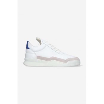 Filling Pieces sneakers din piele Low top Ghost culoarea alb, 10120631925