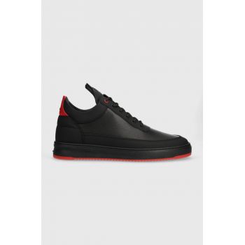 Filling Pieces sneakers din piele Low top Tech culoarea negru, 10155001929