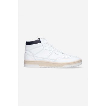 Filling Pieces sneakers din piele Mid Ace Spin culoarea alb, 55333491901