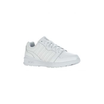 K-Swiss sneakers din piele RIVAL TRAINER culoarea alb, 09078.998.M