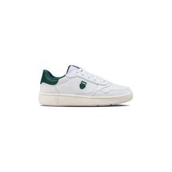 K-Swiss sneakers din piele SLAMMSHIELD II culoarea alb, 04312.193.M