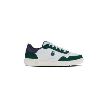 K-Swiss sneakers din piele SLAMMSHIELD II culoarea verde, 04312.378.M