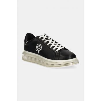 Karl Lagerfeld sneakers din piele KAPRI KUSHION culoarea negru, KL52632N