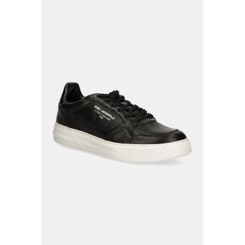 Karl Lagerfeld sneakers din piele T/KAP culoarea negru, KL51422