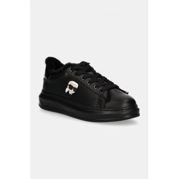 Karl Lagerfeld sneakers KAPRI culoarea negru, KL52531L