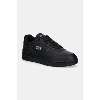 Lacoste sneakers din piele T-Clip Set culoarea negru, 48SMA0031