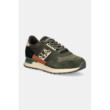 Napapijri sneakers STAB culoarea verde, NP0A4IJL.7M7