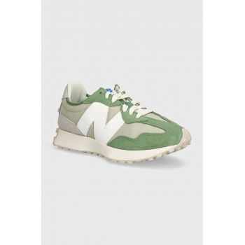 New Balance sneakers 327 culoarea verde, U327CE