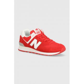 New Balance sneakers 574 culoarea rosu, U574GEE